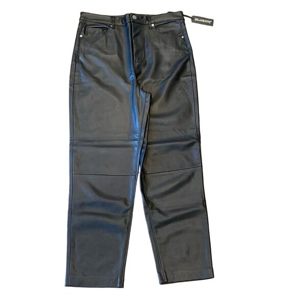 NWT BLANKNYC Need You Tonight Pant Vegan Leather Black Size 31 - Picture 3 of 14